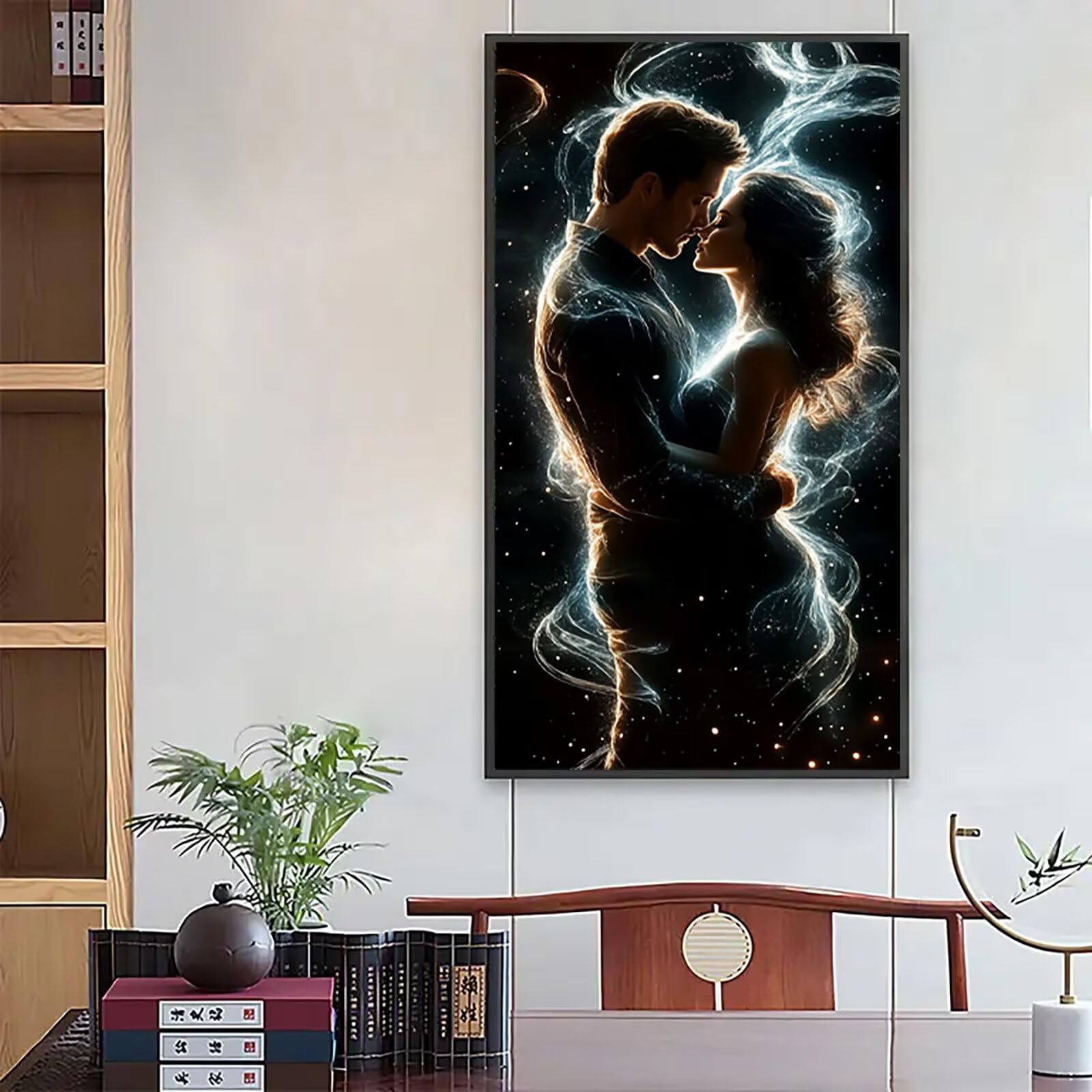 Para diamentowych obrazów dla dorosłych, duży, XXL, 80 x 160 cm, zestaw do malowania diamentami 5D, zestaw do majsterkowania, dla dziewczynek 8 lat, zestaw do majsterkowania, dla początkujących, pełne