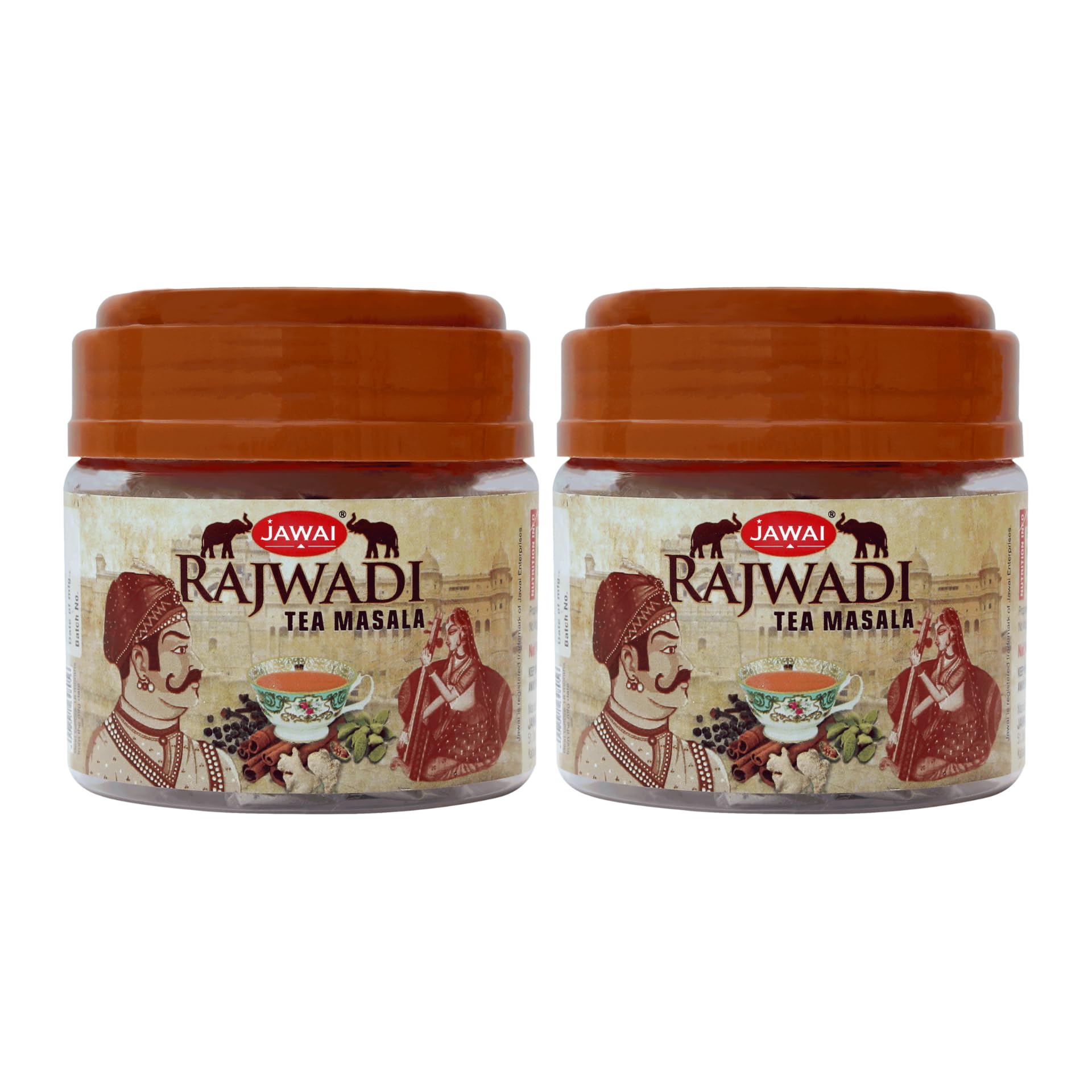 JAWAI RAJWADI TEA (CHAI) MASALA - Pack of 2 (100 Gms Each) Immunity Booster | Helps in Cold & Cough (100 g) (Pack of 2)