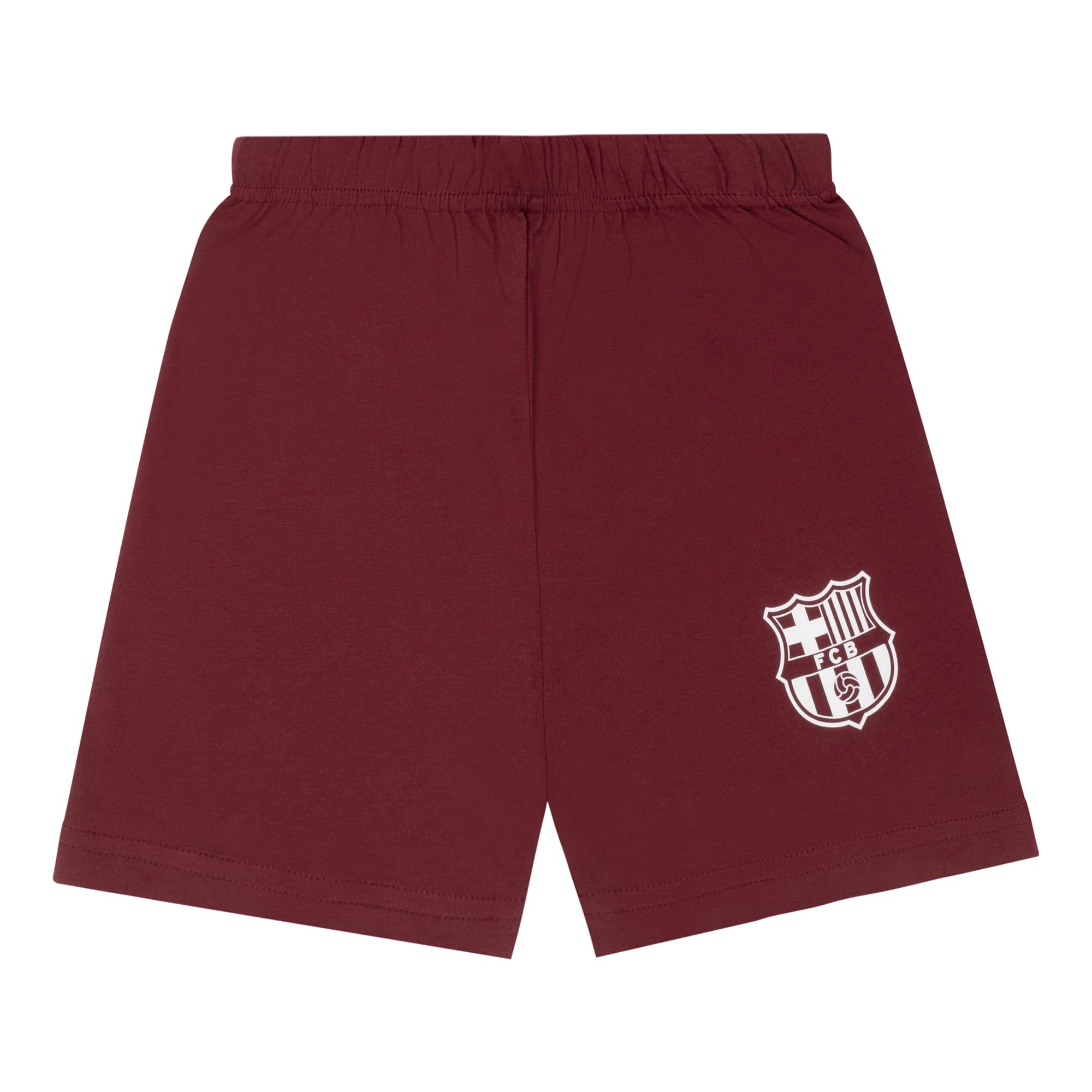 Barcelona FC Pijama de Manga Corta para Niños - 7-8 Años: 128cm
