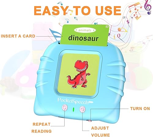 Miniatura 3 de Pocket Speech 224 Sight Word Talking Tarjetas Flash para ver y decir acelerar que tu hijo aprende a hablar, juguetes de terapia del habla para niños