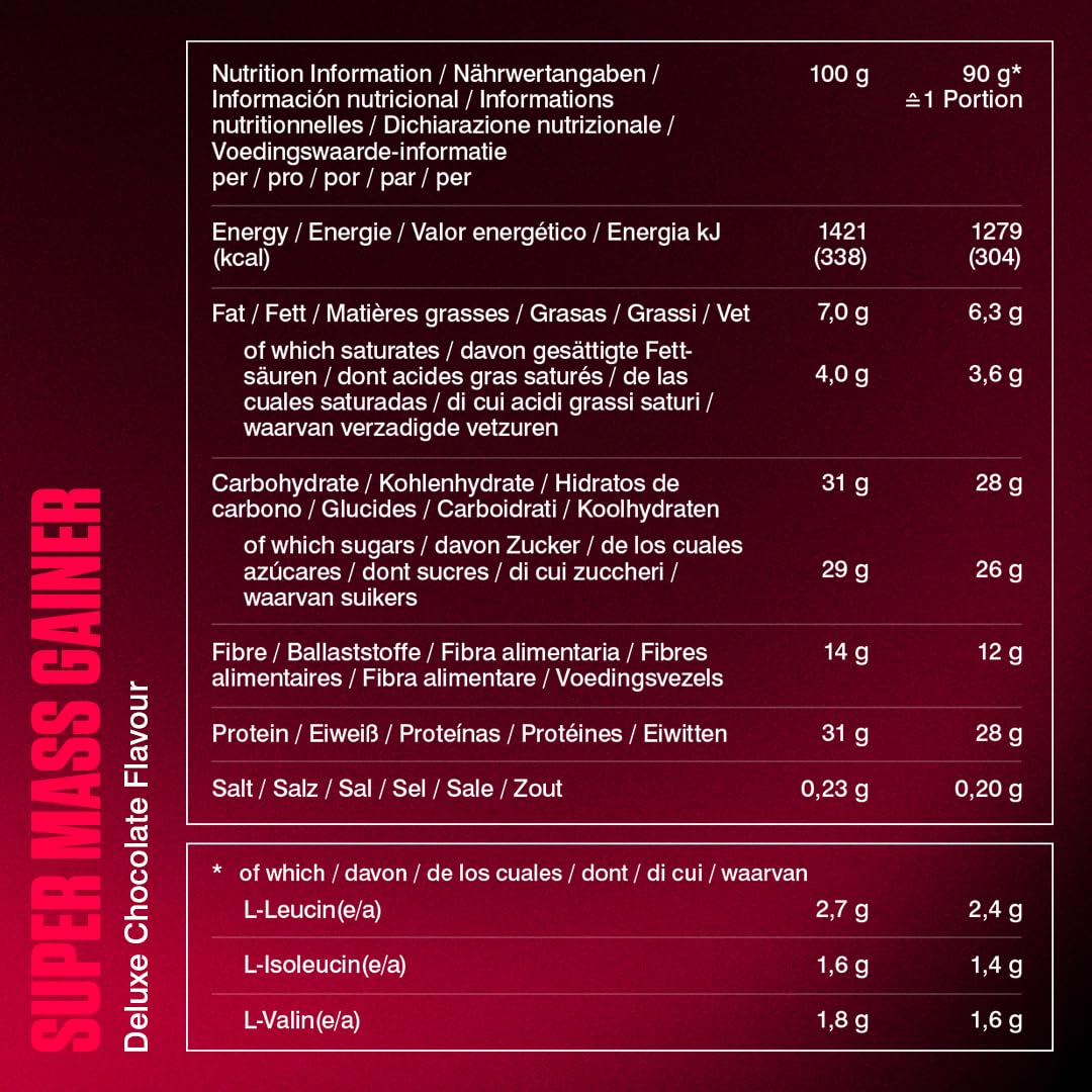 Dymatize Super Mass Gainer Bar Deluxe Chocolate - Barrita Weight-Gainer + Proteína