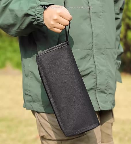 Miniatura 2 de Taburete plegable portátil, pequeño taburete portátil para adultos, pesca, senderismo, jardinería y playa con bolsa de transporte, soporta hasta 265