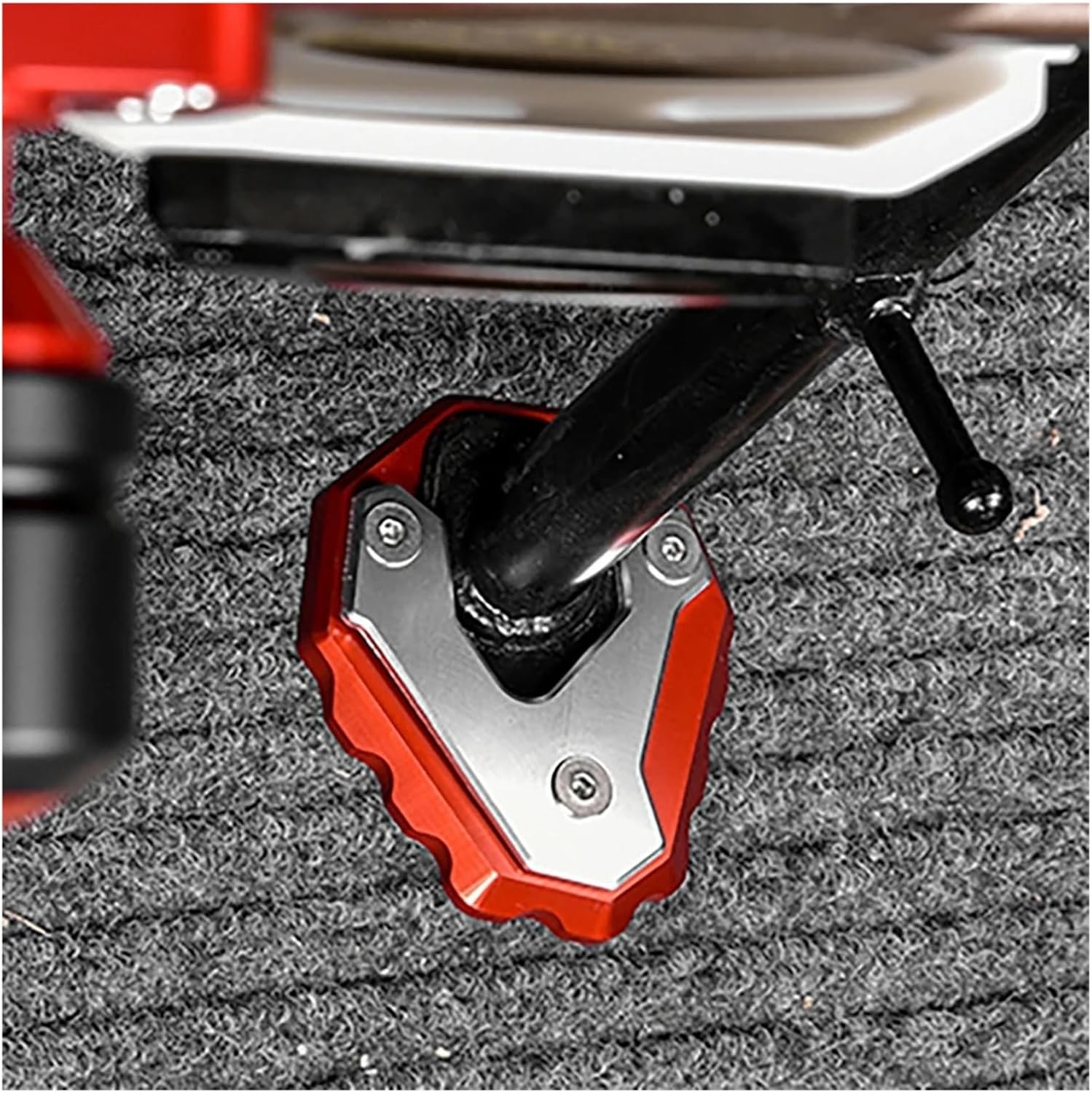 Motorcycle Kickstand Enlarge Plate For HO&ND&A CB500X 500F CBR500R ABS 2019-2025 Motorcycle Side Stand Enlarger Extender Plate Base Extension Widener