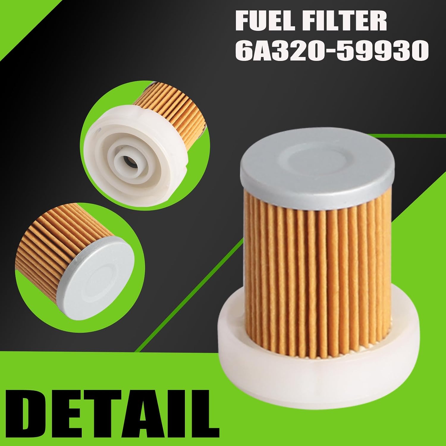 Maintenance Filter Kit Compatible With Kubota RTV-X1140 RTV-X1100C RTV-X1120D Utility Vehicle Replace HH150-32094 6A320-59930 HHK70-14070 HHK32-16770 1G319-11210