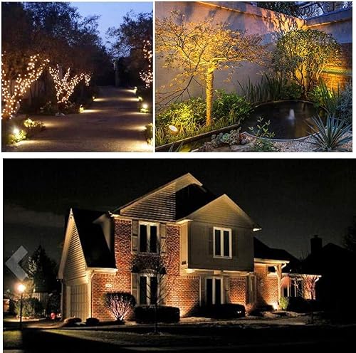 Miniatura 7 de Luces LED de baja tensión de 10 W, luz de inundación al aire libre 12 V blanco súper cálido (1000 LM) IP66 impermeable para jardín, camino,