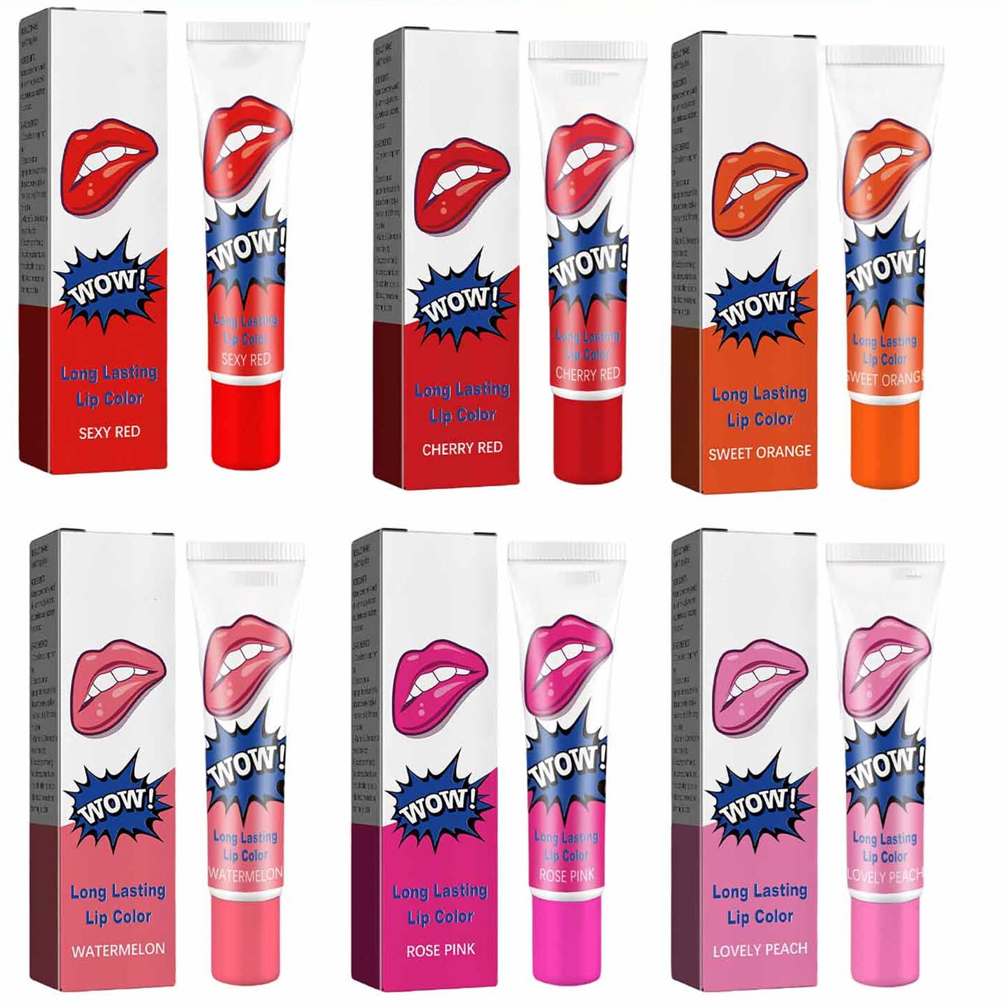 Amazon | ピール オフ リップ ステイン、マジック リップ ティント