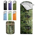 FARLAND Sleeping Bags 30 for Adults Teens Kids with Compression Sack Portable and Lightweight for 3-4 Season Camping, Hiking,Waterproof, Backpacking and Outdoors
