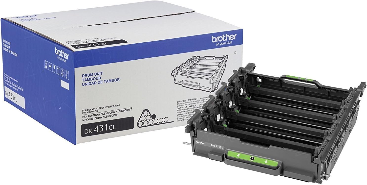 Brother HL-L8360CDW (DR431CL) OEM Drum Unit (30,000 Yield)