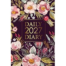 Daily Diary 2027 One Page Per Day, 365 days Fully lined with dated