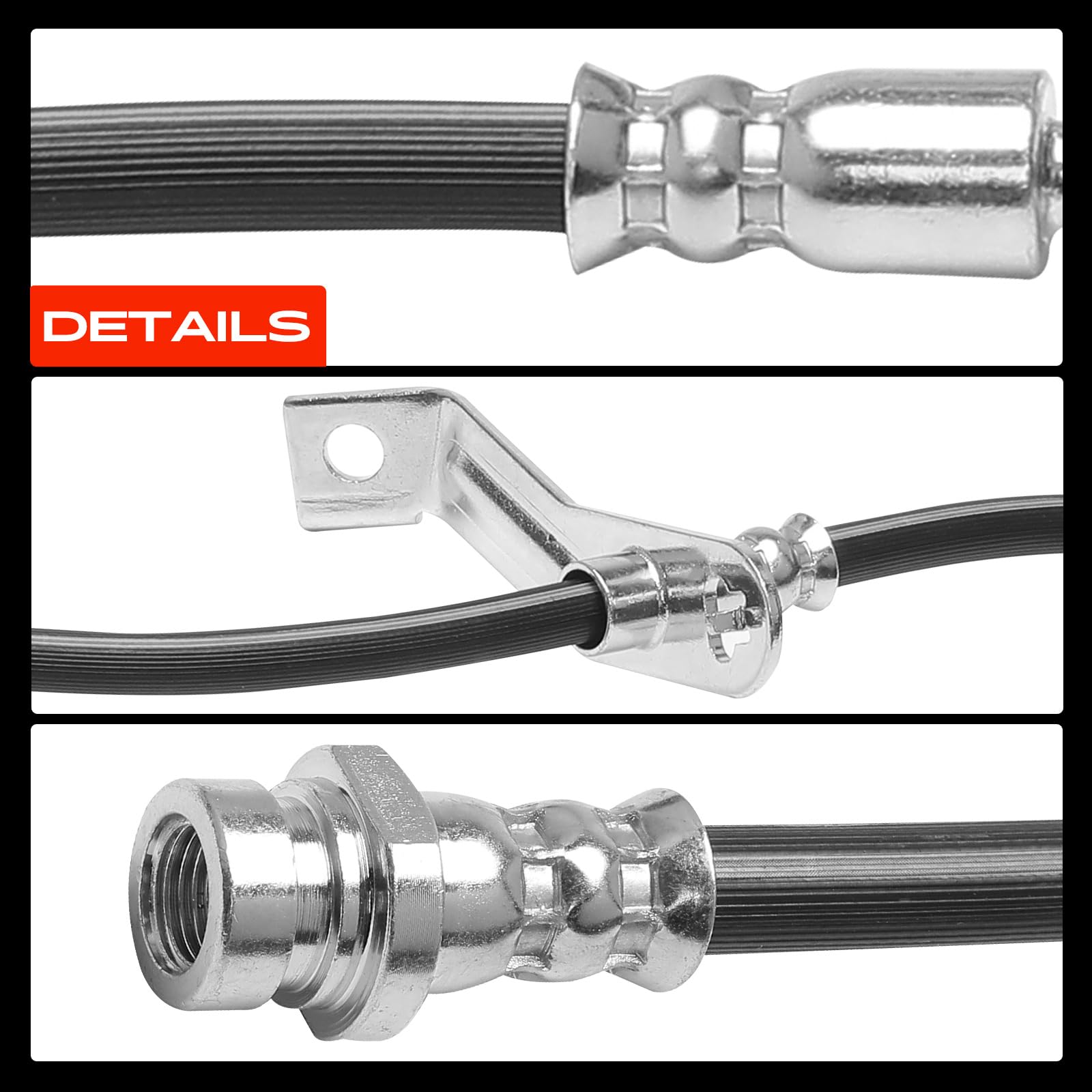 Frankberg 2 mangueras de freno delanteras izquierda y derecha 587322T600 | Compatible con: Optima FSGDS6B