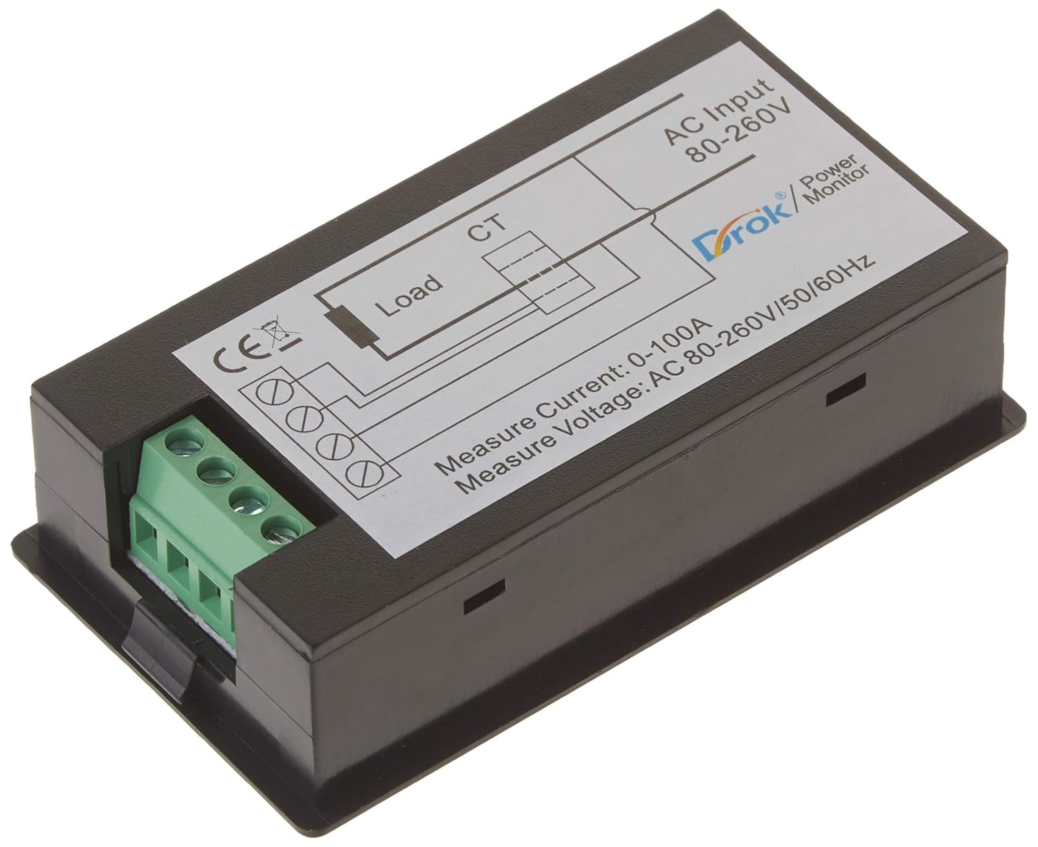 Rеvіеw Dіѕсоunt DROK 200123 Digital Multimeter AC 80-260V 100A Voltage Amperage Power Energy Meter AC Volt Amp Tester Voltmeter Ammeter Watt Meter