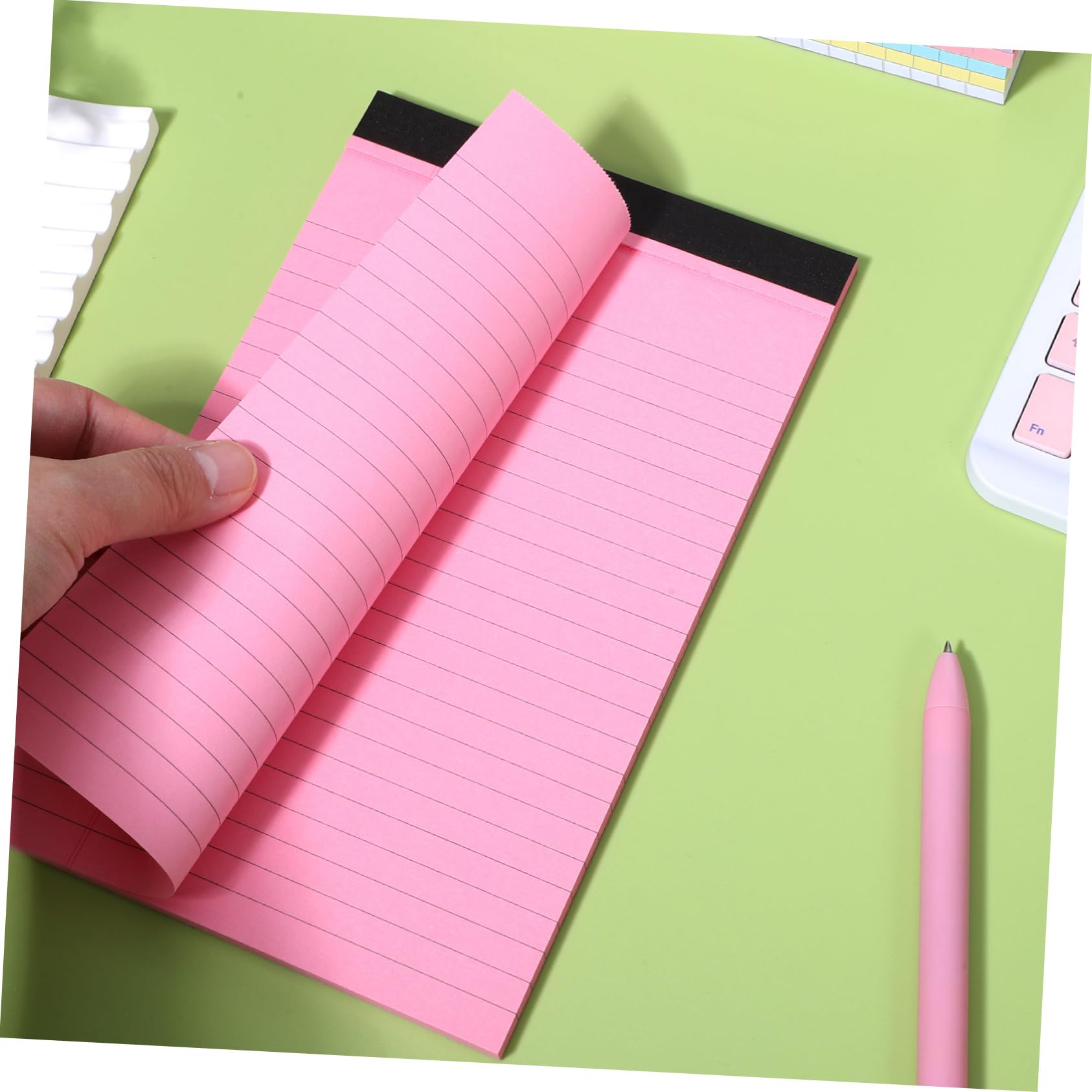 Lurrose Kleines Notizbuch Farbige Notizblöcke 10 Stück-Pack A5 Liniertes Papier Einschulung Feier mit 50 Blättern und Praktische Notizen für Bürobedarf