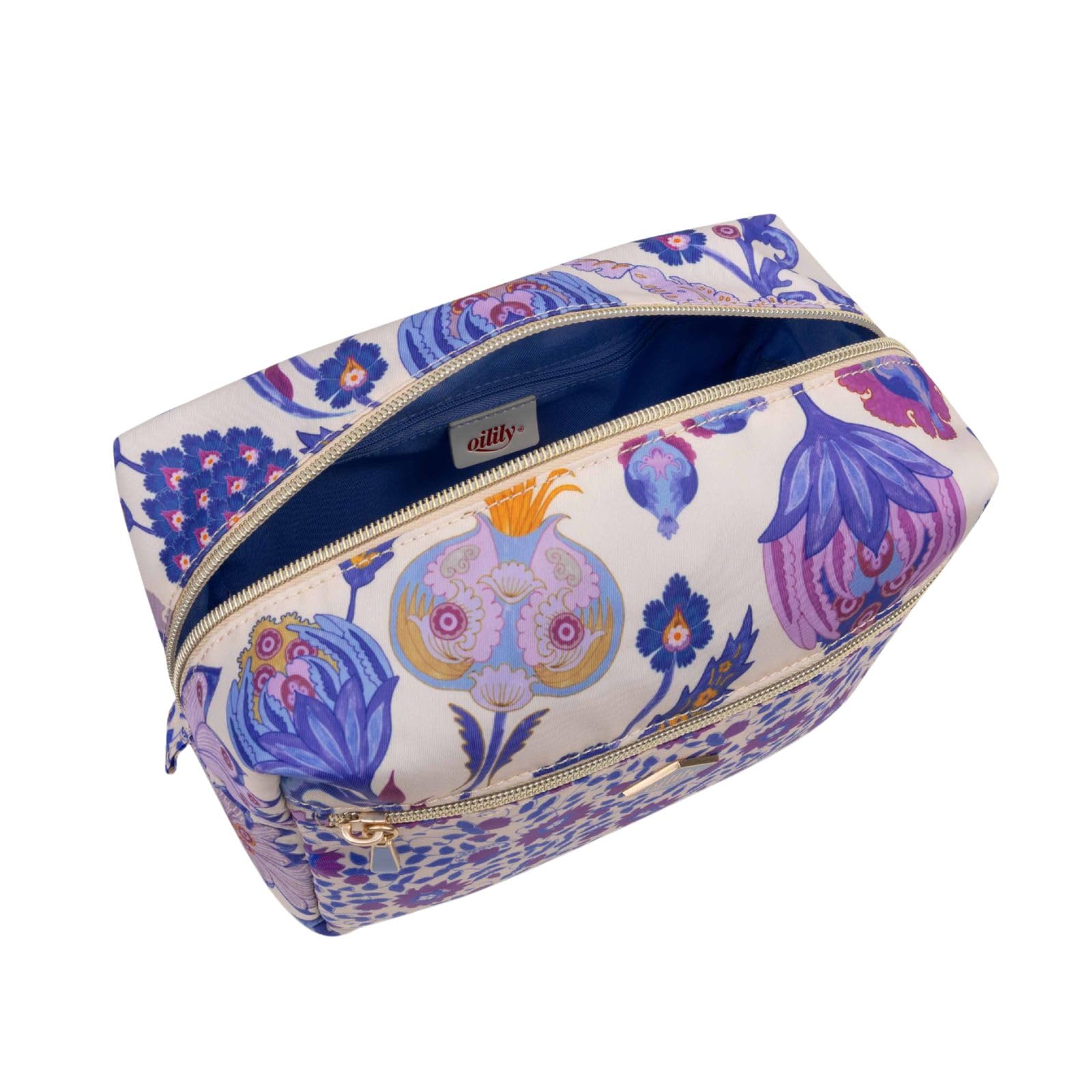 Oilily Kulturbeutel Chandrika Cosmetic Bag Shifting Sand bunt