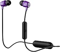 Vista 7 de Auriculares Skullcandy Jib con cable y conector AUX de 3.5 mm, con ajuste de aislamiento de ruido, micrófono en línea y control de llamadas y Negro