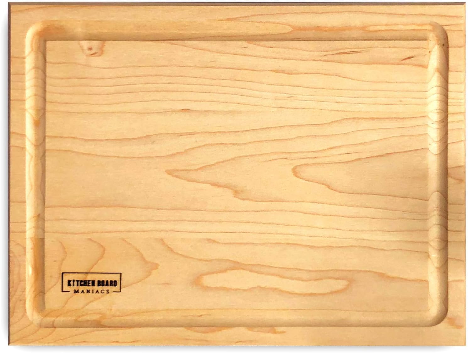 Maple Wood Cutting Boards for Kitchen 14x10 | Hardwood Kitchen Board that Serves as a Wooden Block for Your Kitchen