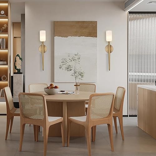 Miniatura 11 de Aplique de pared de alabastro de 22 pulgadas de latón antiguo, importado en España, alabastro natural, aplique de baño, apliques dorados, decoración