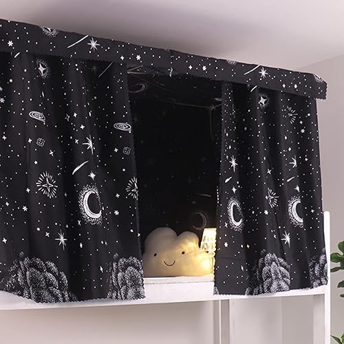 Cortinas de cama, litera, toldo para cama, tienda de campaña, cortinas de cama tipo loft, cortinas de sombreado, a prueba de polvo, tela opaca para