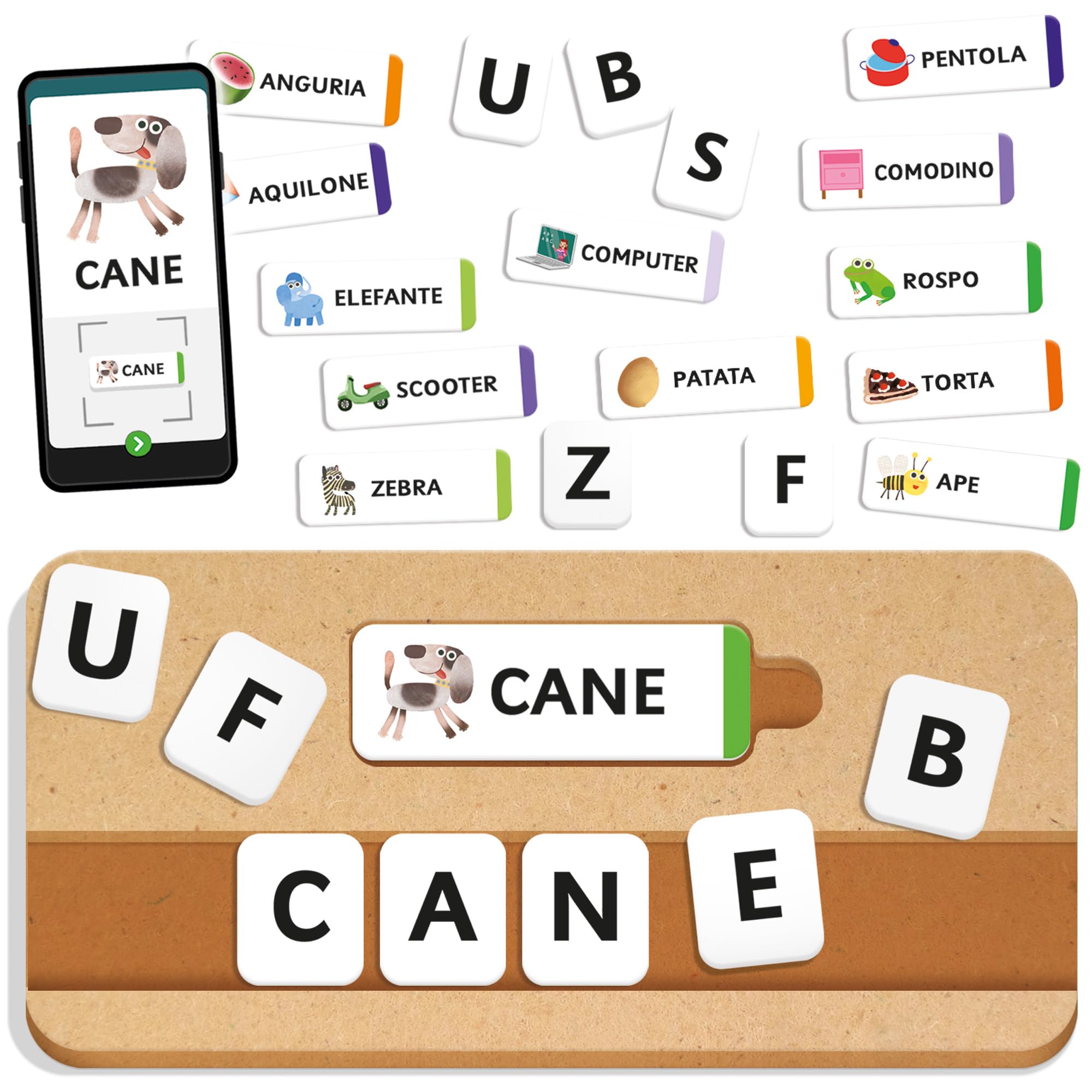 HEADU - Scuola di Scrittura Parlante - Efficace Già Dai Tre Anni Grazie al Metodo Fonetico Interattivo | Giochi Educativi 3 4 5 6 Anni, Giochi per Imparare a Scrivere, Regalo Bambino Regalo Bambina