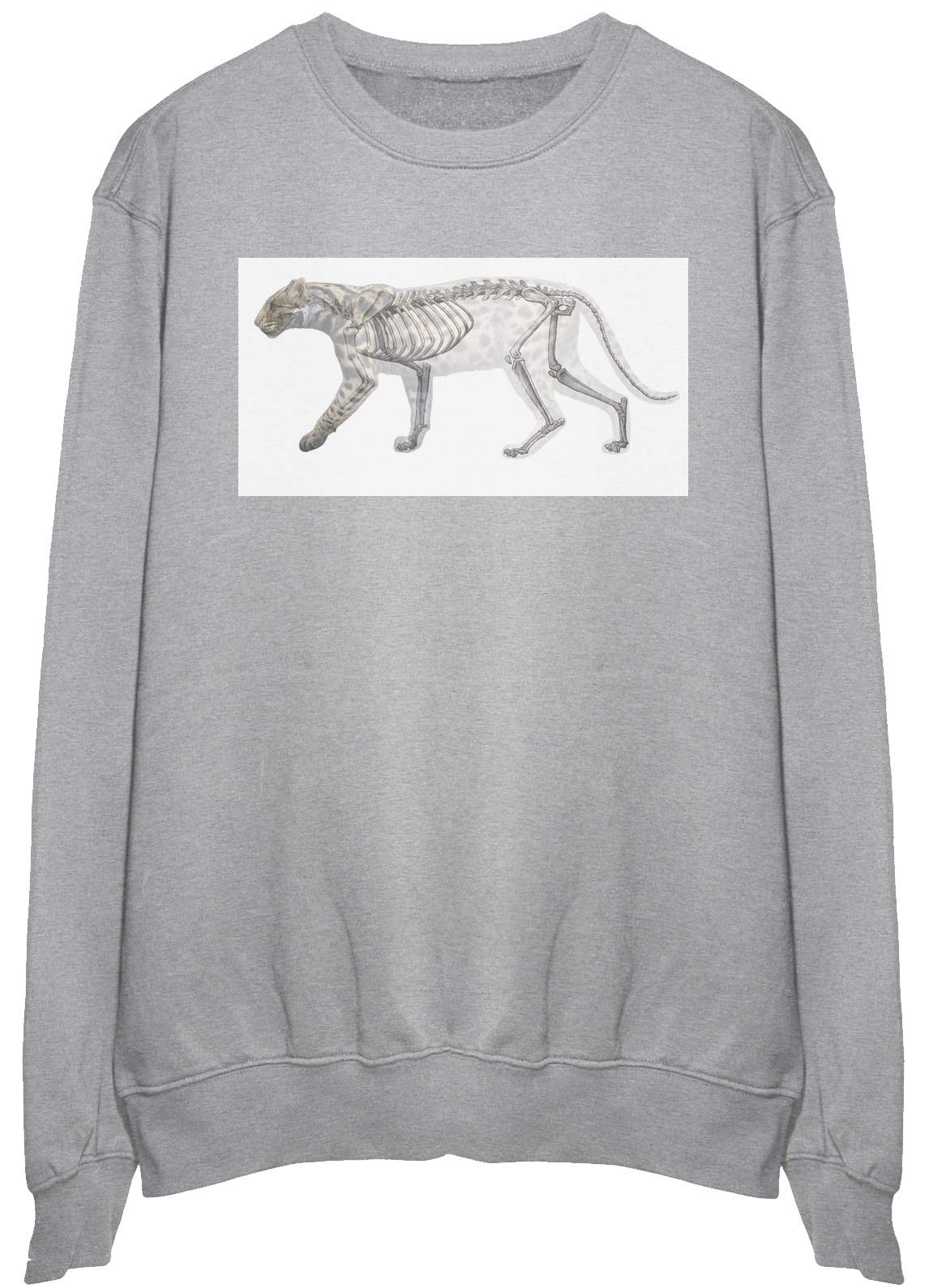 Sweatshirt léopard squelette XX-Large pull biologie - 3