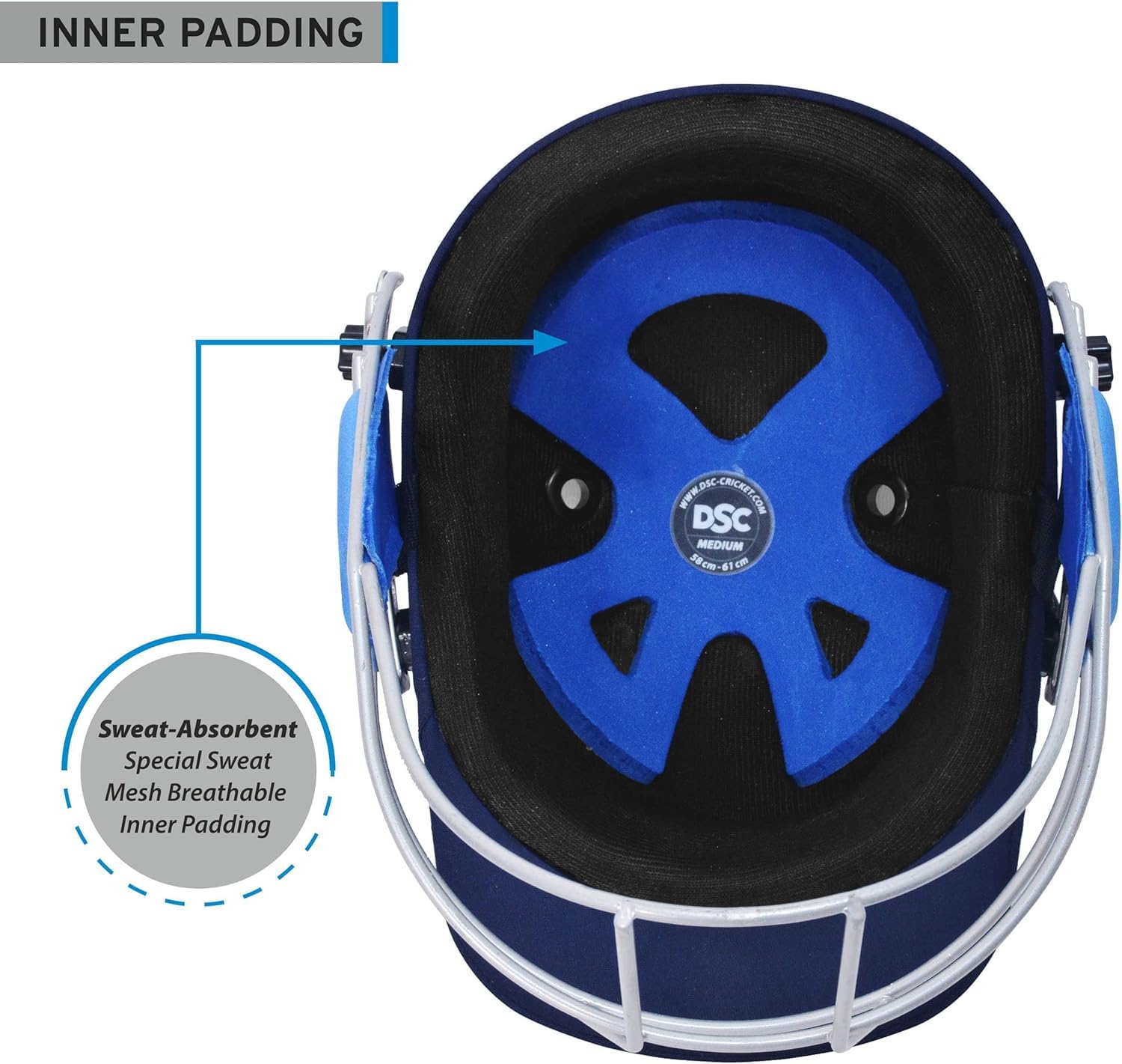 DSC Unisex-Adult 1500883 Sport Helmet, Navy Blue, 2XS