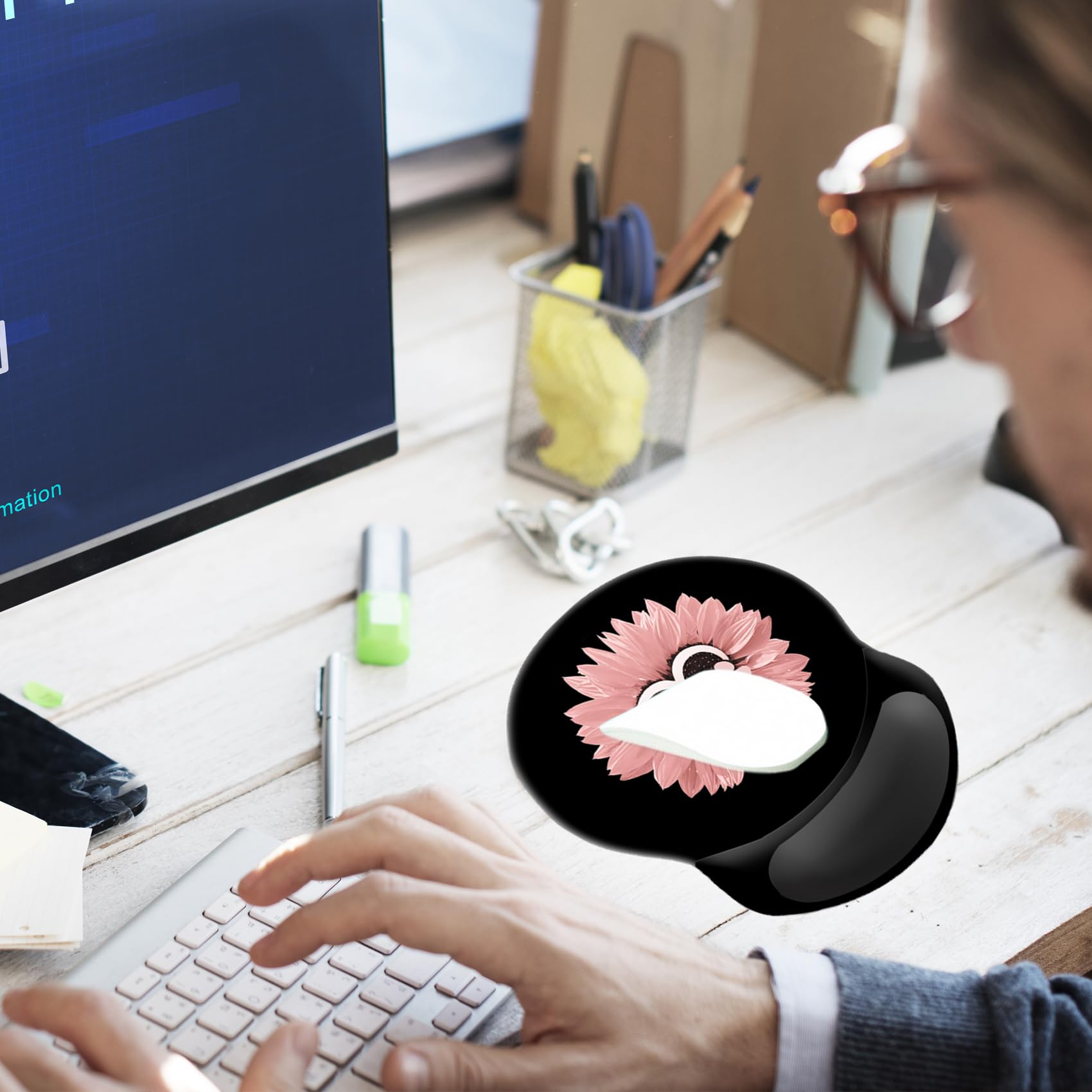 Repose-coude Amazon HEVITDA Tapis De Souris Ergonomique Avec Repose-poignet Pour Soulager La Douleur, Confortable Repose Coude Chaise