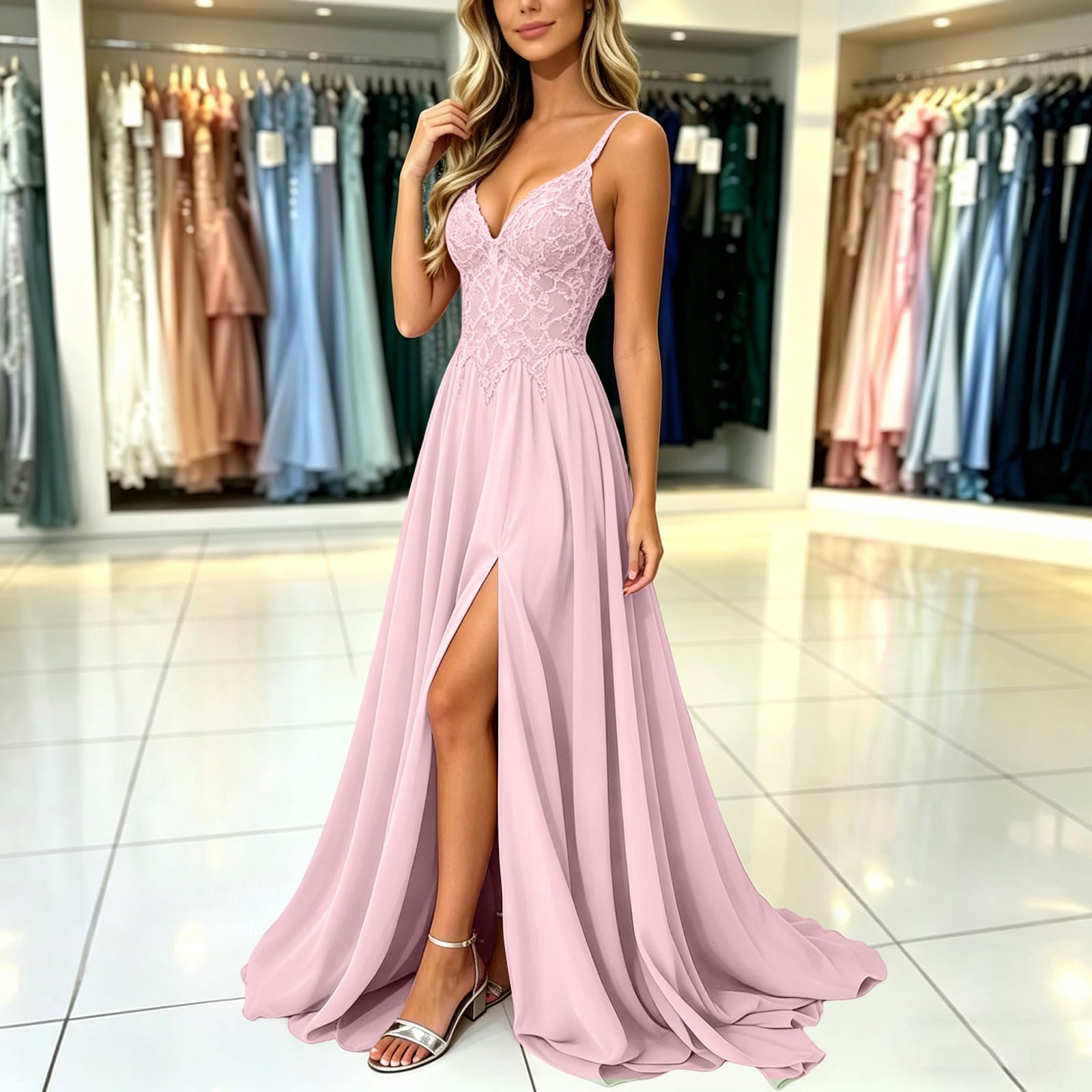 Vestidos Boda Invitada Largo Vestido De Graduación Maxi Vestido Ajustado Sin Mangas De Fiesta Ajustado Vestidos para Ceremonia Formal Boda Cóctel Noche