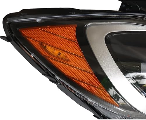 Miniatura 8 de KONKENIE Halogen Headlight Headlamp Assembly for Hy-uu-nn-dai El-aa-nn-tra Sedan 2017 2018 (Left+Right Side)