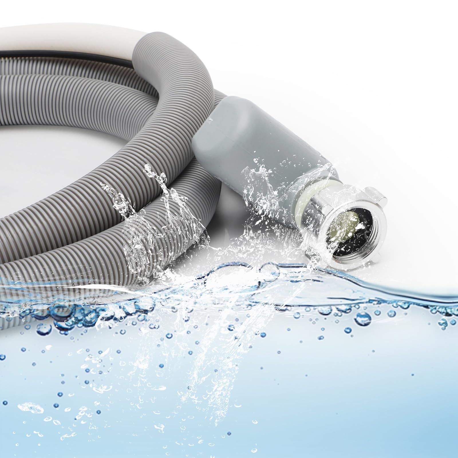 Aquastop Zulaufschlauch 1,8M Universal für Spülmaschine Geschirrspüler Waschmaschine, kompatibel mit Miele Bosch Siemens AEG Electrolux Zanussi Beko LG Samsung, 10499862 7638500 7638501