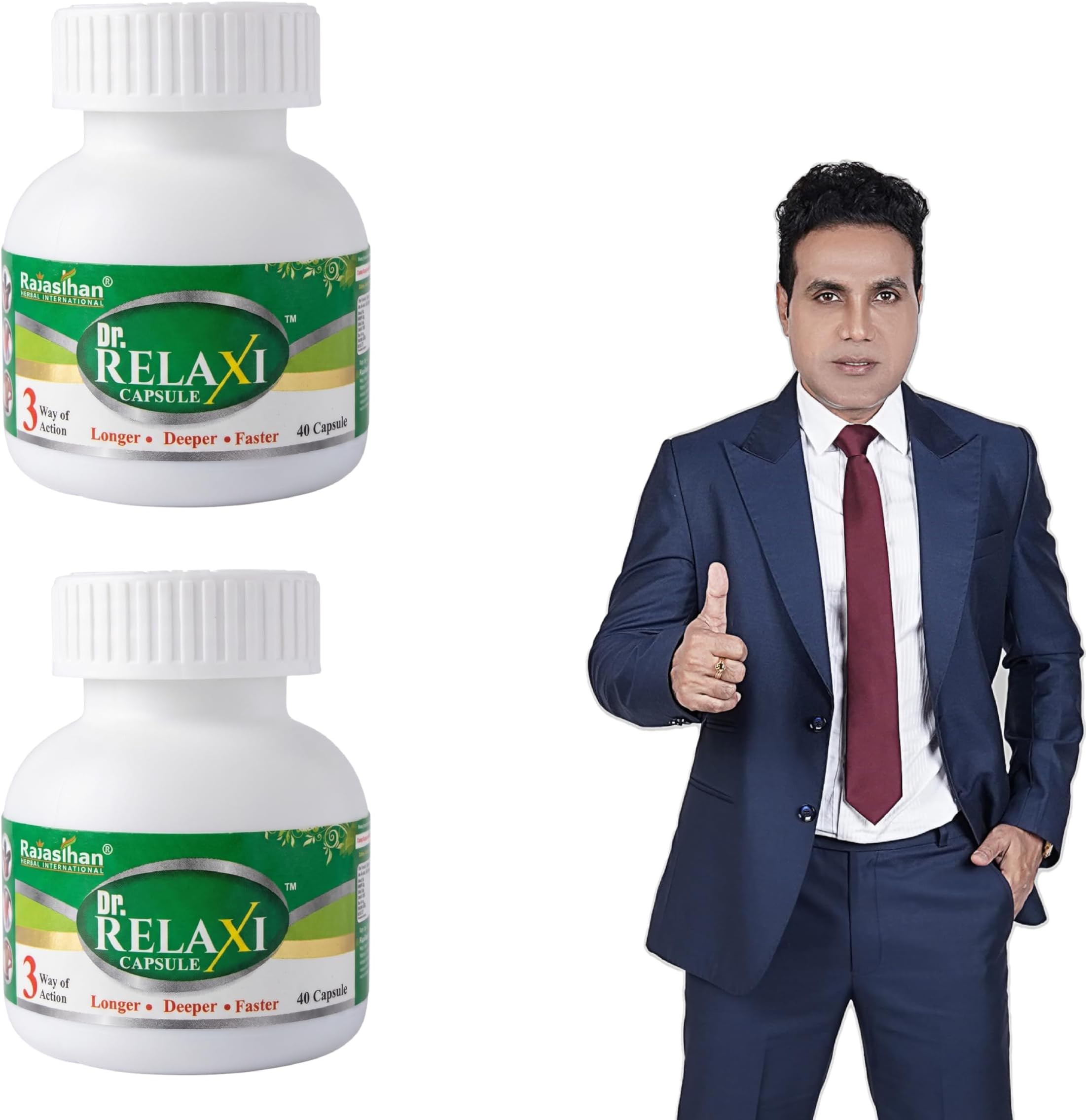 Rajasthan herbals Kusum Enterprises Dr Relaxi Herbal Capsules for Joints Pain and Arthritis, Pack of 2 (Each of 40 Cap)