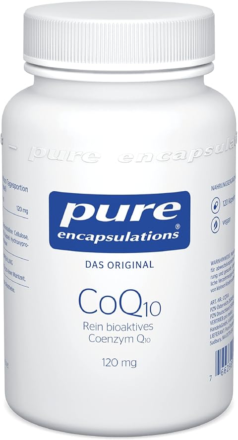 Pure Encapsulations - Coenzym Q10 120 mg - CoQ10 aus mikrobieller Fermentation - 120 Kapseln