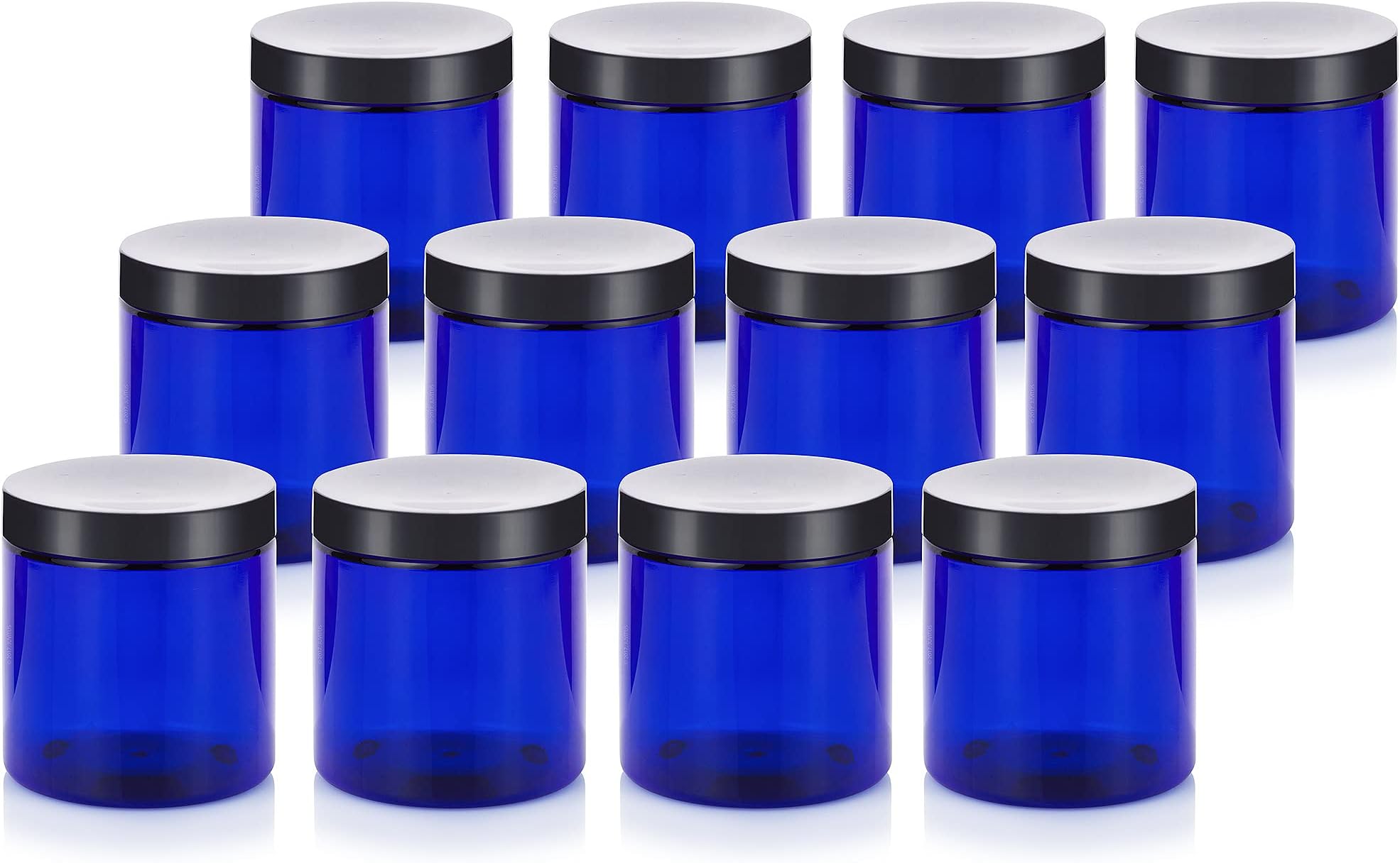 ZIYIZE Amber Glass Jars with Lids, 4 Pack 1oz Small Glass Jars with Inner Liners, 30