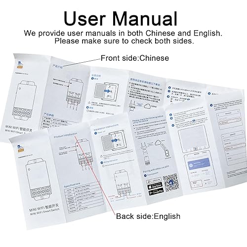 Miniatura 7 de Interruptor inteligente inalámbrico WiFi de alta potencia de 30 A, módulo de bricolaje para automatización del hogar inteligente, control remoto de