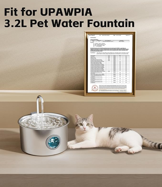 Juego de 16 Filtros y Esponjas para Fuente de Agua UPAWPIA 3.2L miniatura 6