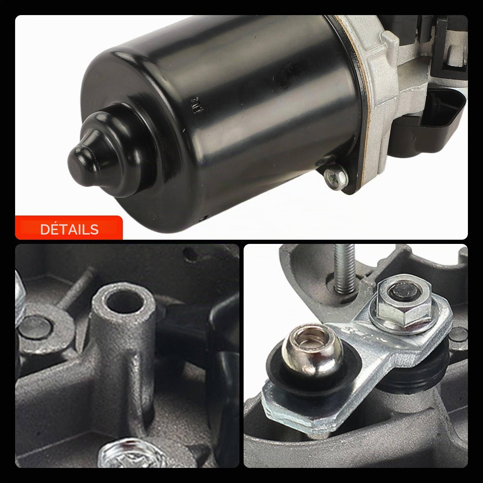 Frankberg Moteur d'essuie-glace, moteur d'essuie-glace de pare-brise, 12 | V, 28800JD900; Compatible avec: