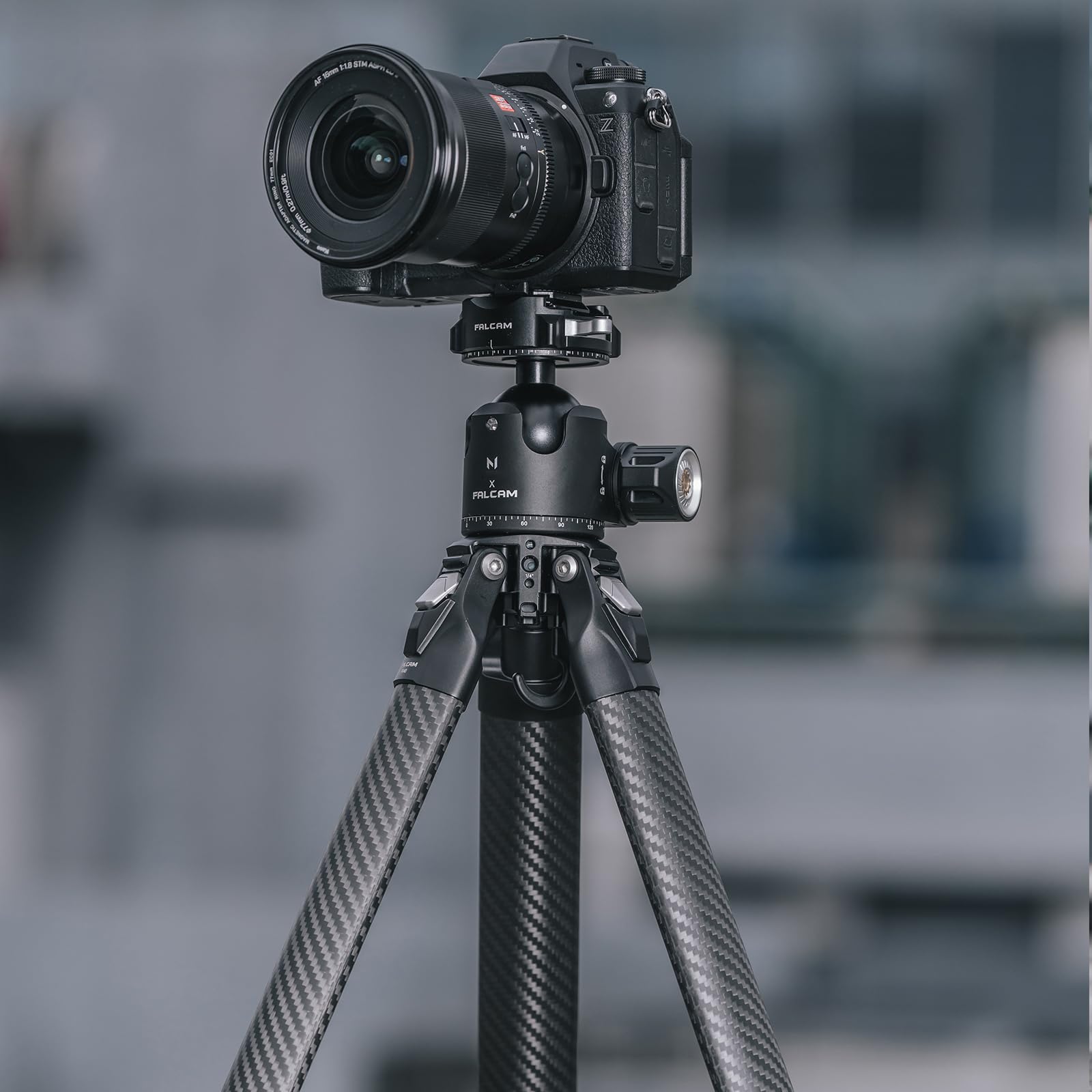Amazon | Falcam TreeRoot F38 Pro カーボンファイバー三脚、155cm 