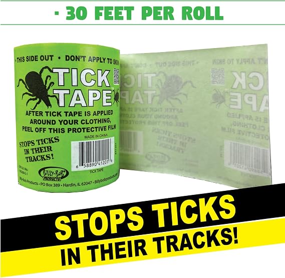 BILLY-BOB Tick Tape (2 Pack) - Stop Ticks in Their Tracks