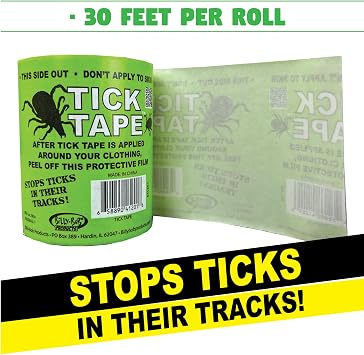 BILLY-BOB Tick Tape (2 Pack) - Stop Ticks in Their Tracks