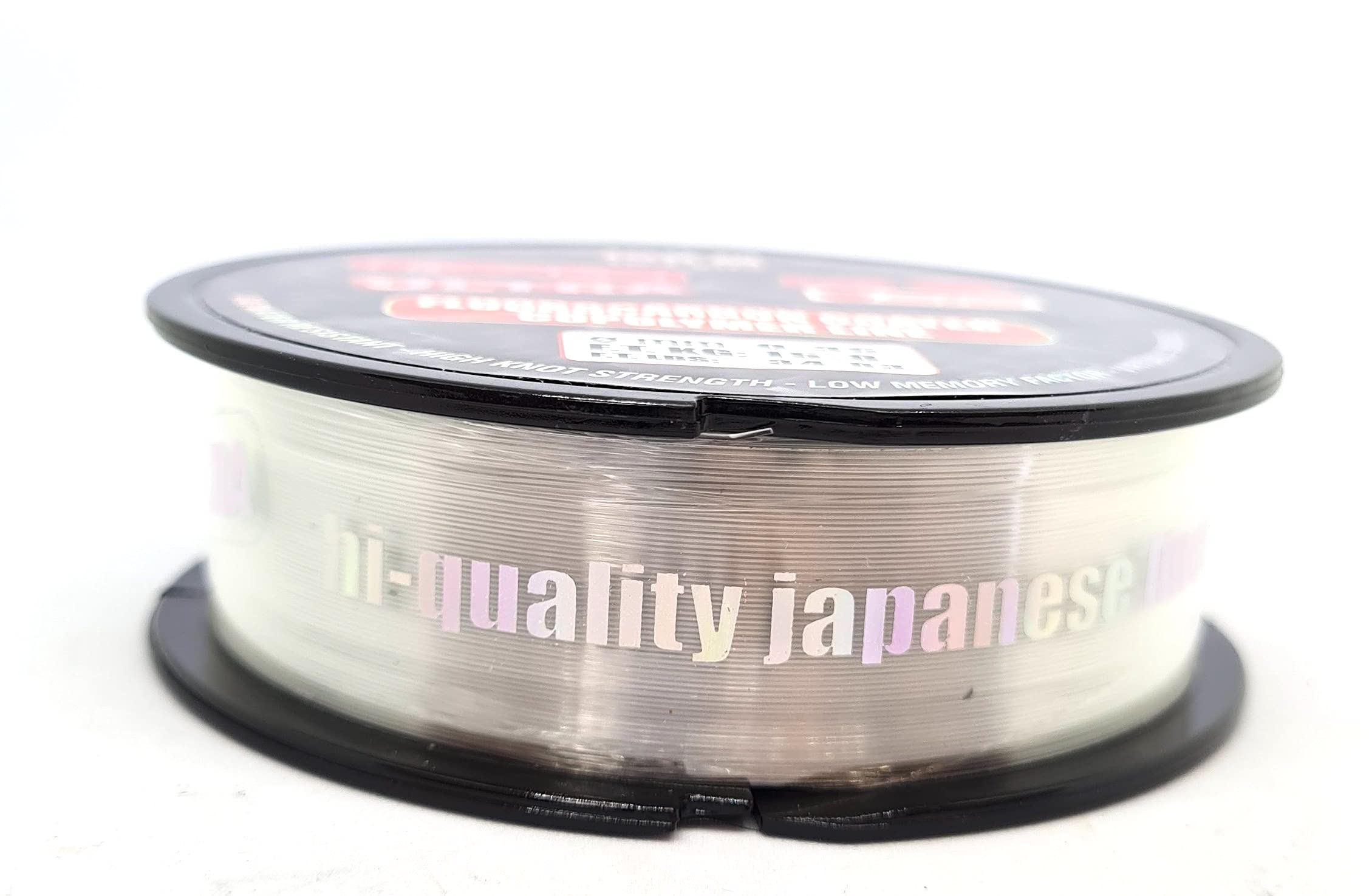 Armeriaonline Filo da Pesca fluorocarbon 0.35 mm 34.83 Libbre Trasparente 150 Metri Invisibile Mare Mulinello Spinning Pesca storione Trota Canna da Pesca
