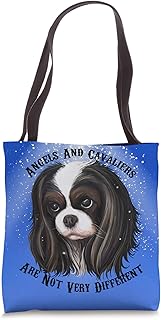 Cavalier King Charles Spaniel, Tricolor Cavalier Tote Bag