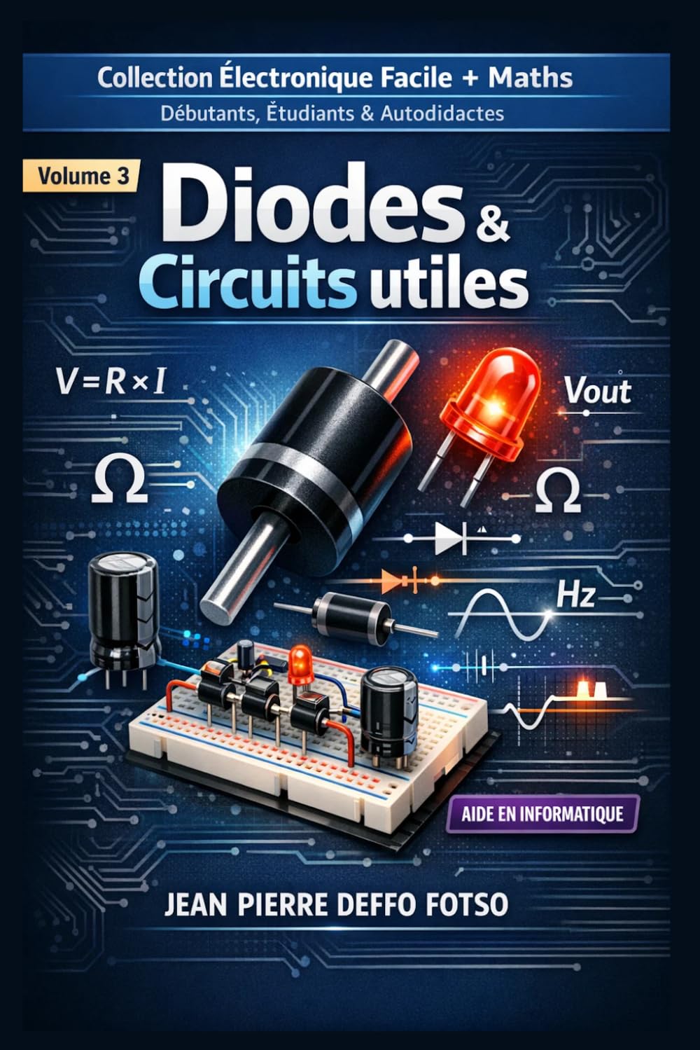 Collection Électronique Facile + Maths Débutants, Étudiants & Autodidactes, Volume 3 Diodes & Circuits utiles