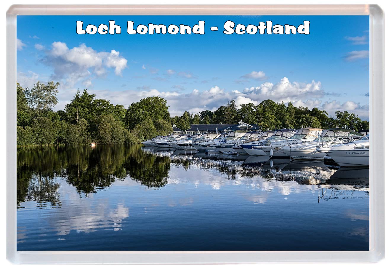 Baked Bean Store Loch Lomond - Scotland - Jumbo Fridge Magnet Bbsm629