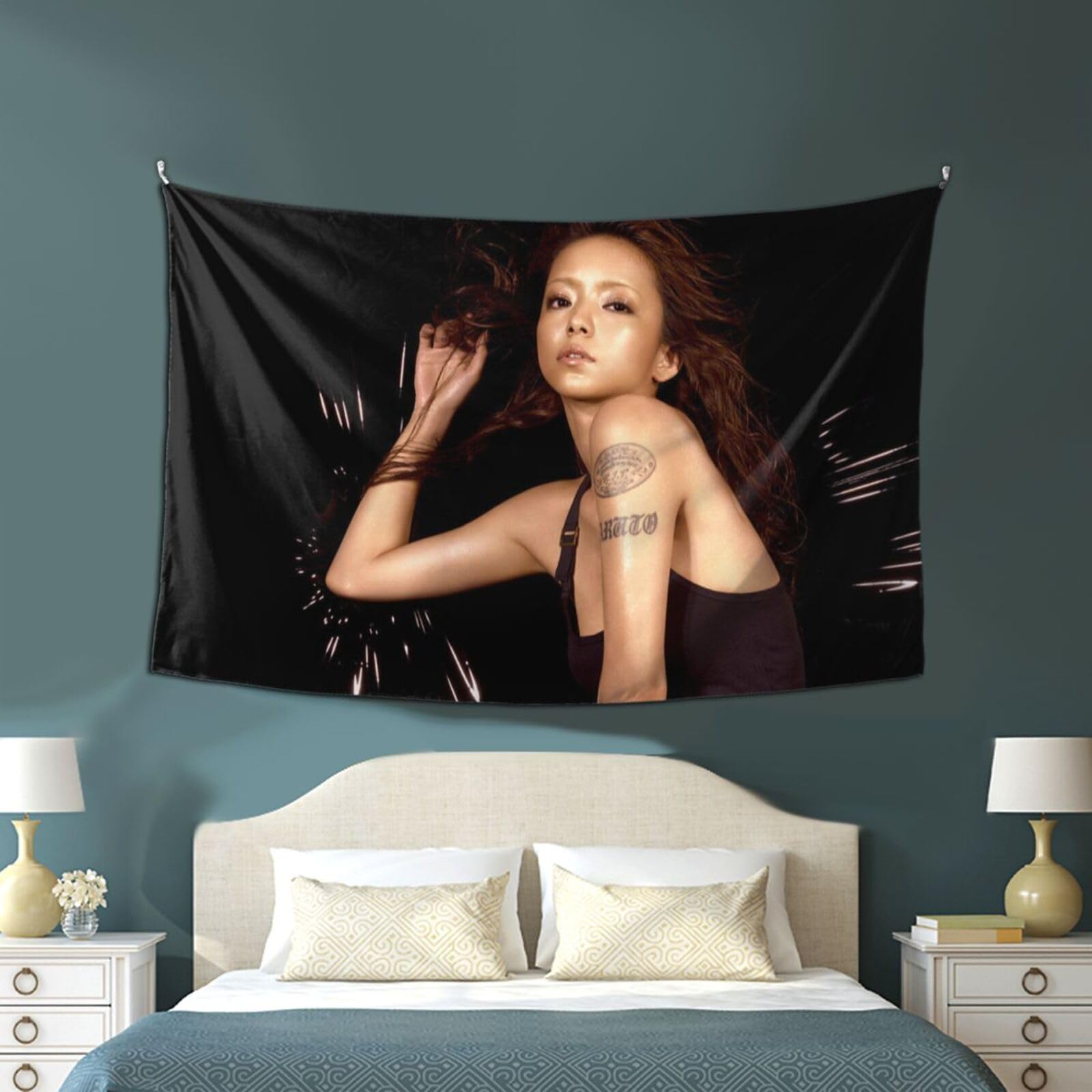 Amazon.co.jp: 安室奈美恵タペストリー インテリア壁掛け 個性