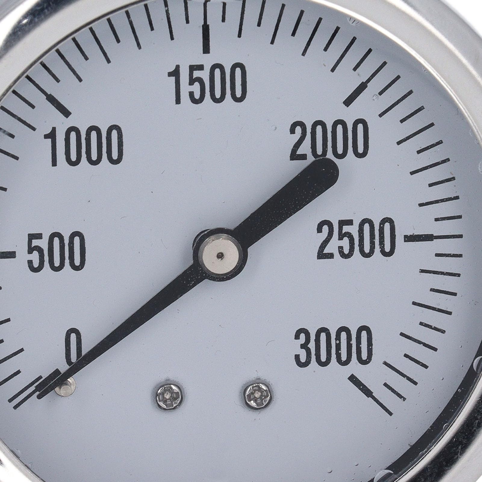 Manómetro hidráulico de 3000 psi, manómetro de presión con esfera de 2,5 pulgadas lleno de líquido de glicerina, medidor de presión de acero inoxidable de 1/4 Npt, dispositivo de medición de presión