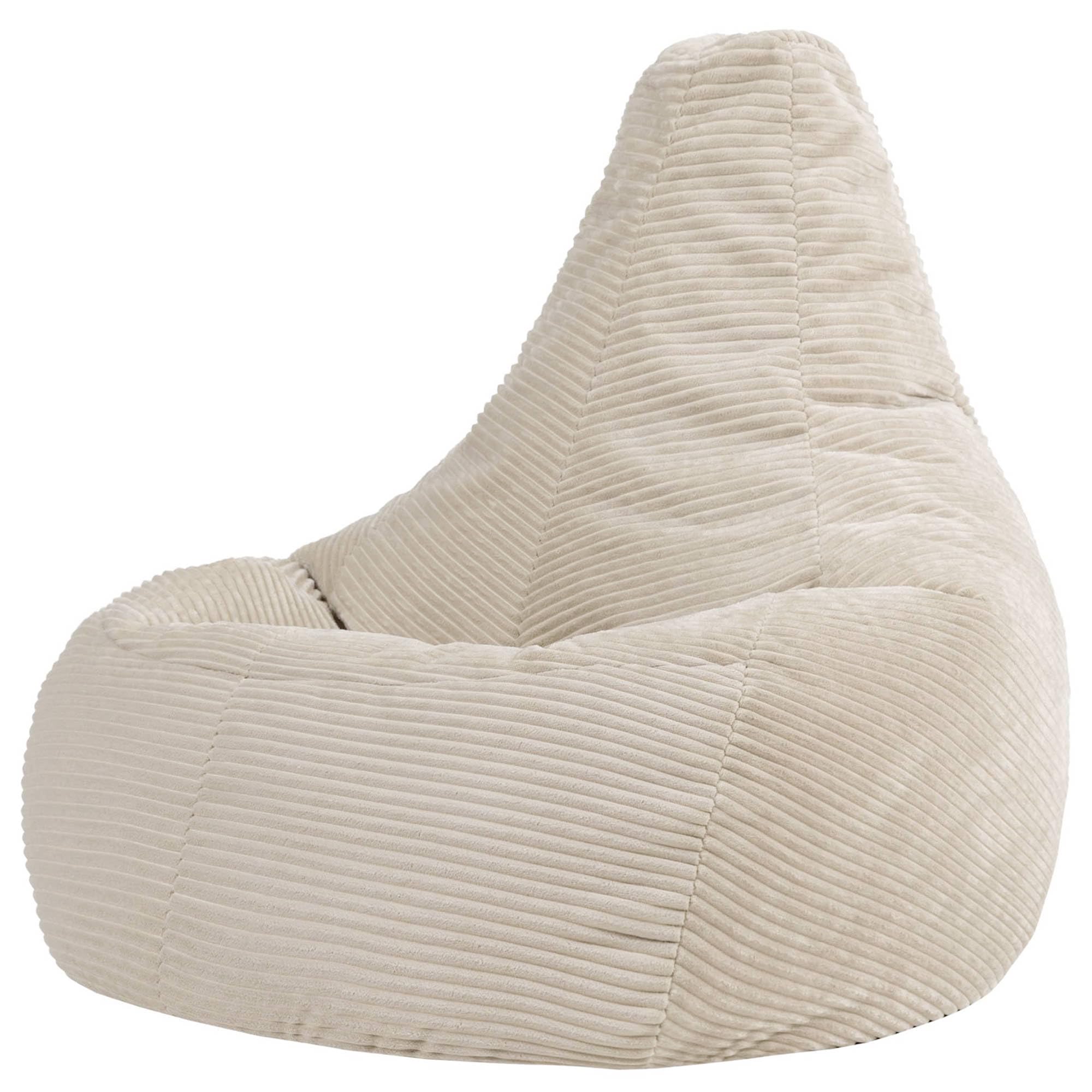 Icon Dalton Xl Jumbo Cord Recliner Bean BagStone from B&Q