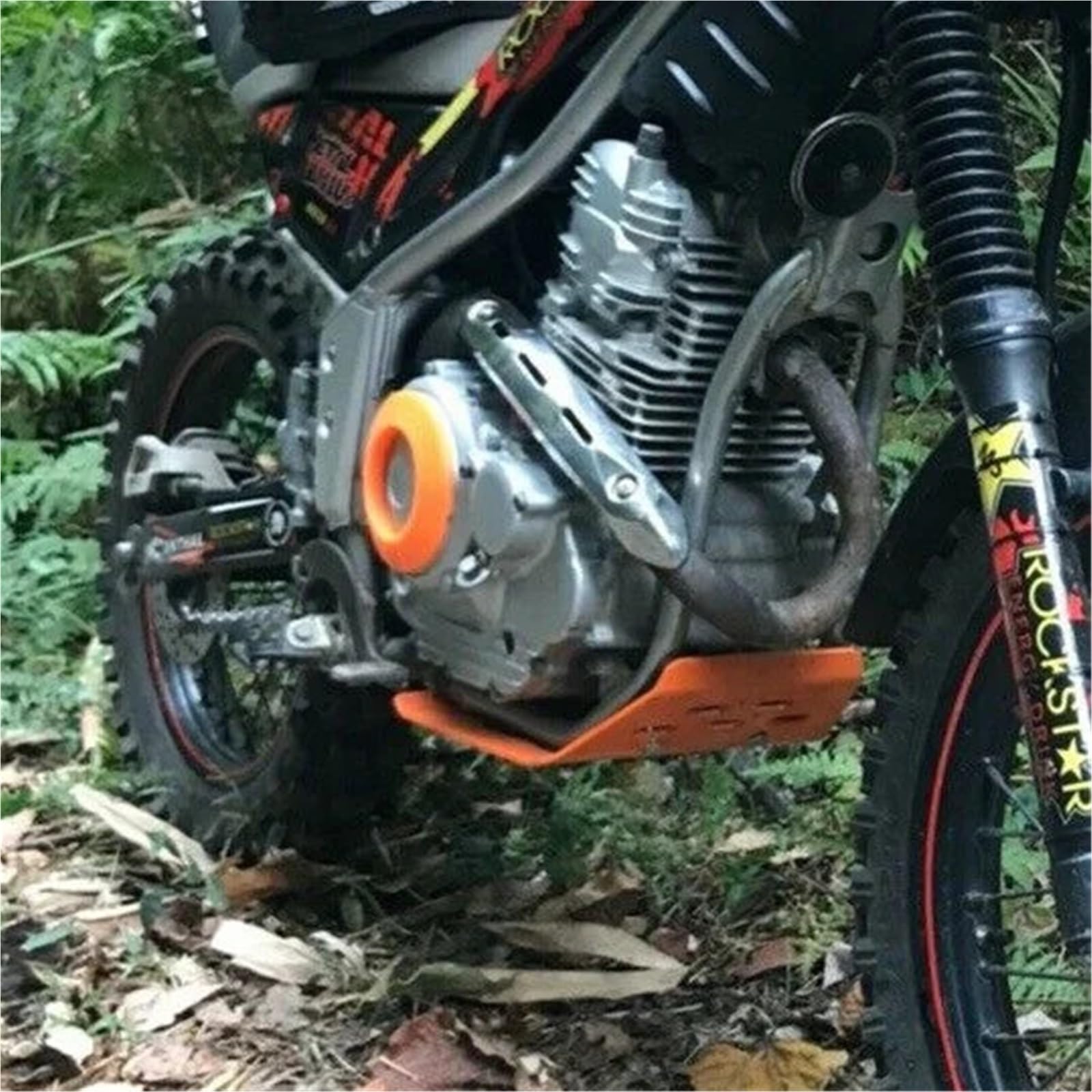 Per Mago 250 XT250X Cervo Accessori Per motociclistici modificati adatti copertura motore Motociclette protezioni motore(Black)