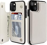 Vista 20 de LETO para iPhone 15 Pro Funda tipo cartera - Tapa tipo folio con patada - Diseños de moda - Tarjetero - Funda protectora para mujeres y niñas - 6.1