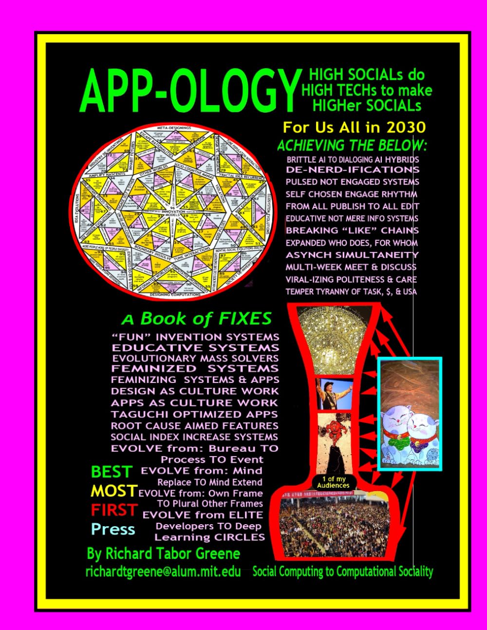 APP-OLOGY HIGH SOCIALS do HIGH TECHS to make HIGHER SOCIALS--a book of FIXES: From Social Computing to Computational Kinds of Sociality--mind & lives