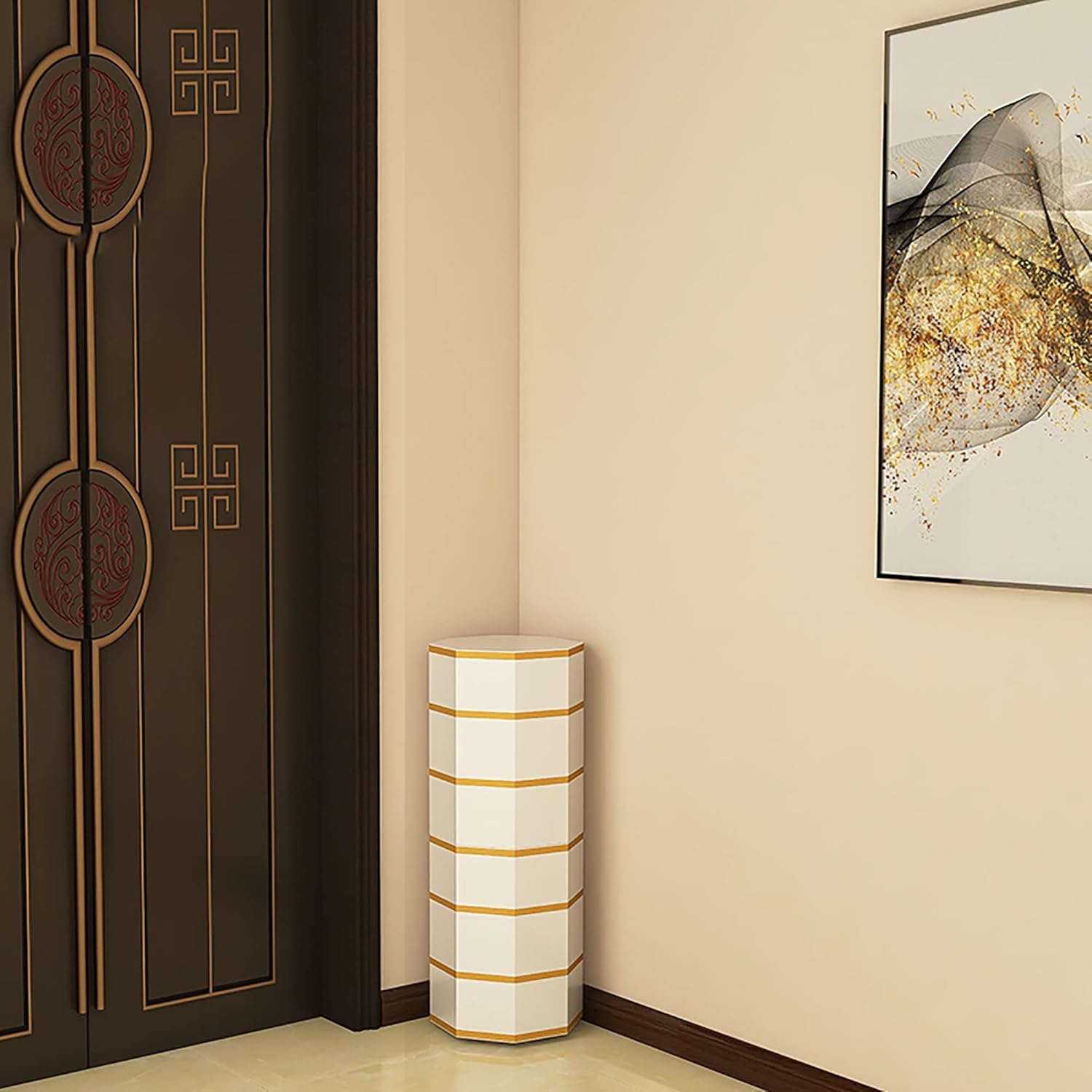 Free Standing Shoe Rack Vertical Shoe Rack for Small Spaces Shoe Rack for Narrow Space Shoe Cubbies Shoe Rack Rotating 360° Metal Rotating Shoe Cabinet Shoe Rack Metal Rotating Shoe Cabinet