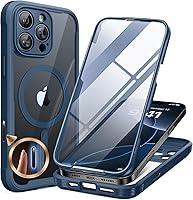 Vista 249 de Miracase Funda magnética para iPhone 15 Pro Max de 6.7 pulgadas [compatible con Magsafe], funda de cuerpo completo a prueba de caídas para iPhone 15