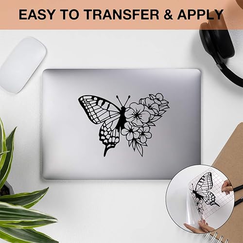 Miniatura 97 de Vinilo para Cricut – Juego de hojas de vinilo adhesivas permanentes – Hojas de vinilo de 12 x 12 pulgadas / 30.48 x 30.48 cm. y hojas de cinta de 12